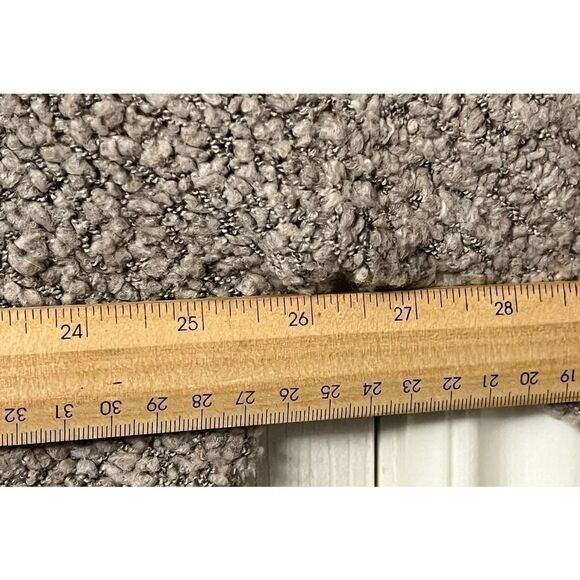 Free People Acrylic Blend Slouchy Cardigan Sweater Long Sleeve Tan Womens Small - Picture 9 of 11